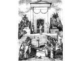 Worshipping at a Greek Temple. From a painting found at Pompeii